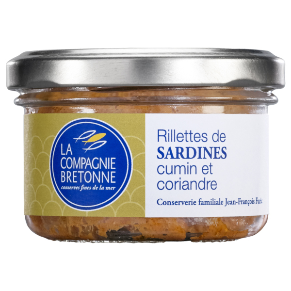 Rillette sardines cumin coriandre