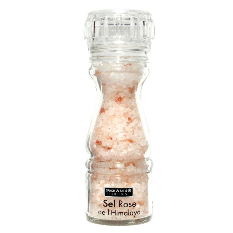 Savor&sens sel rose de l'himalaya 135g avec moulin