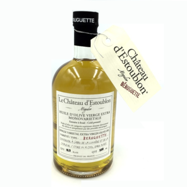 Chateau D Estoublon Huile Olive Beruguette 500 Ml Le Sourire Du Gourmet