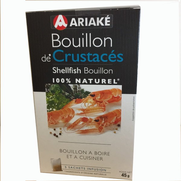 ARIAKE, Shellfish bouillons to infuse, 5 sachets