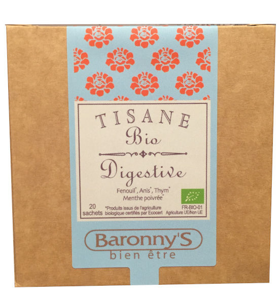 Baronny's tisane digestive BIO 20 sachets
