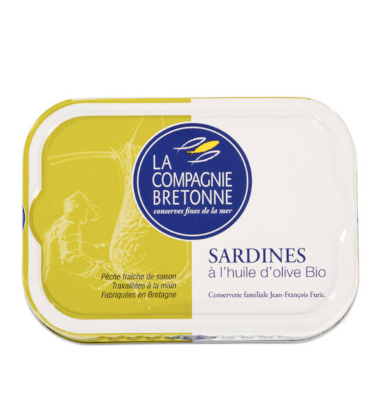 sardines à l'huile d'olive BIO