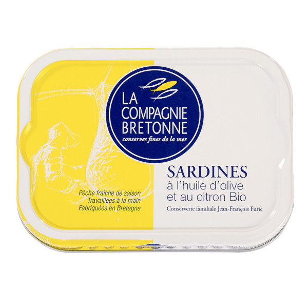 Sardine huile olive et citron BIO