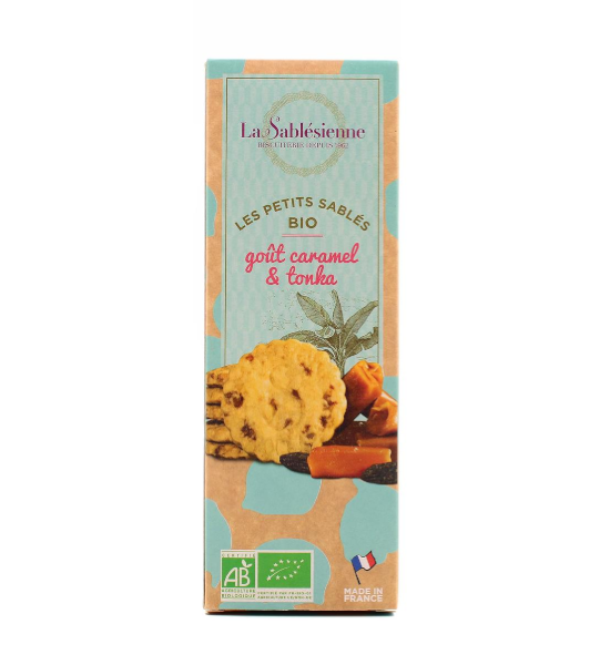 biscuit BIO caramel fève de Tonka La Sablésienne